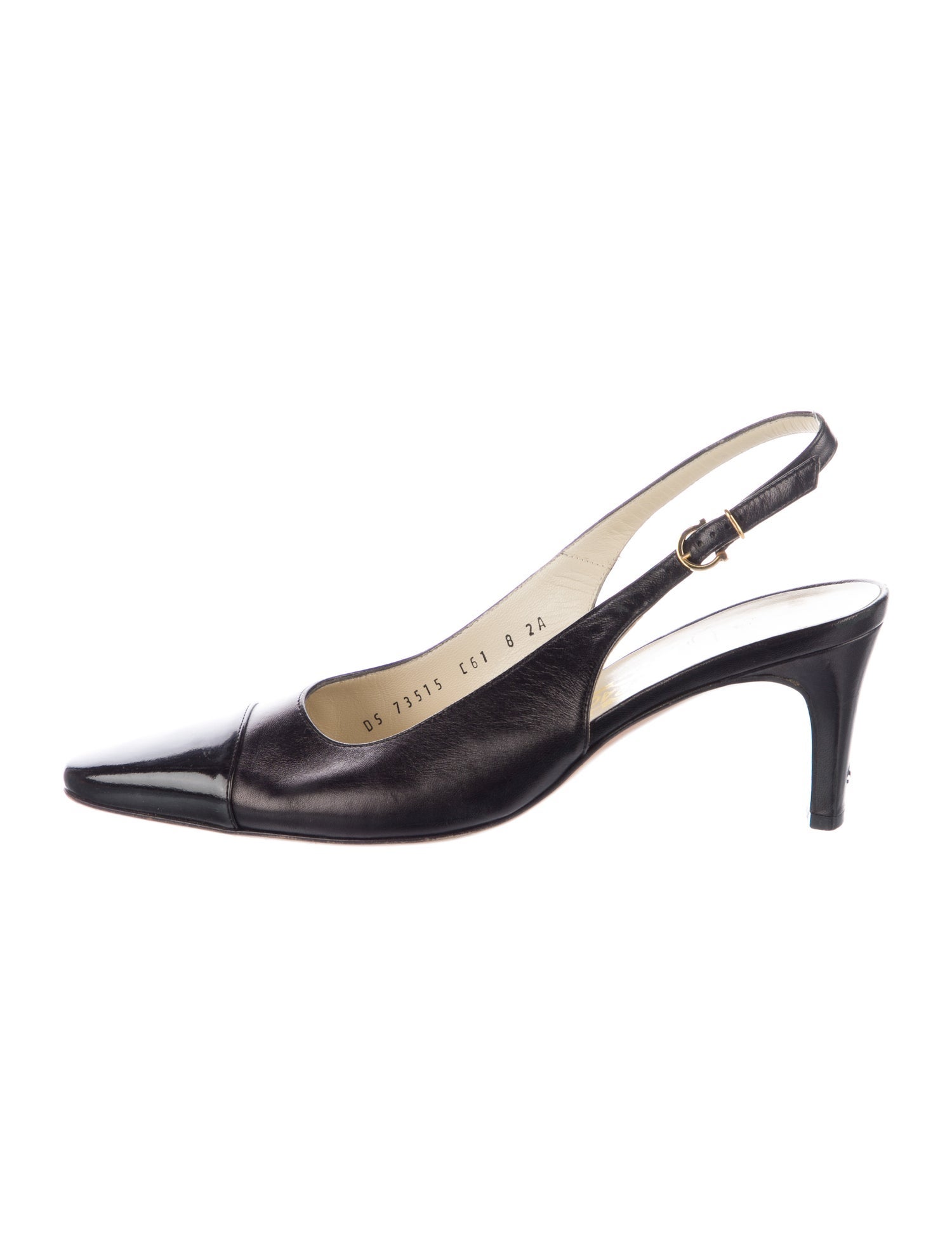Salvatore Ferragamo Leather Slingback Pumps