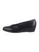 Salvatore Ferragamo Embossed Leather Flats