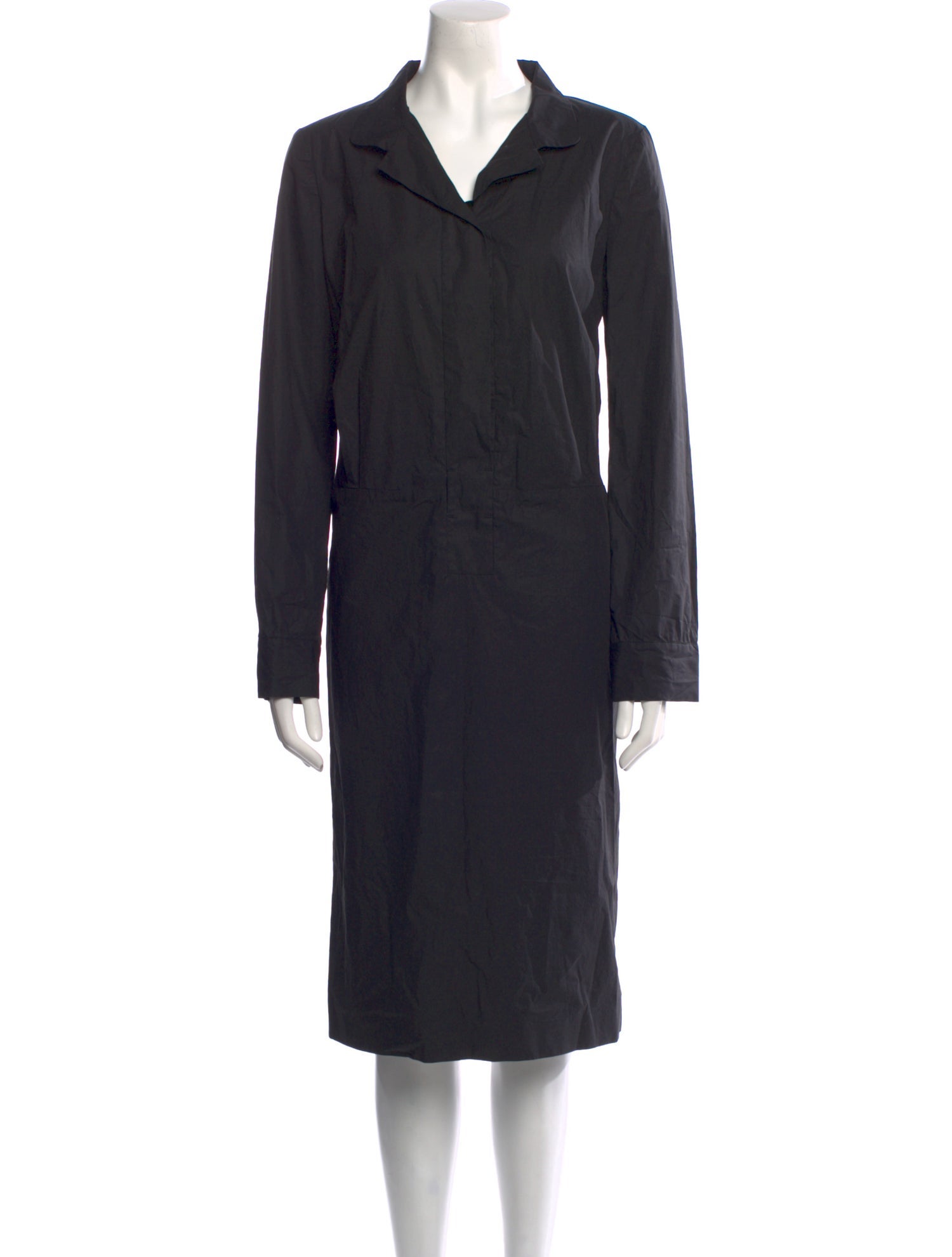 Salvatore Ferragamo Cowl Neck Midi Length Dress