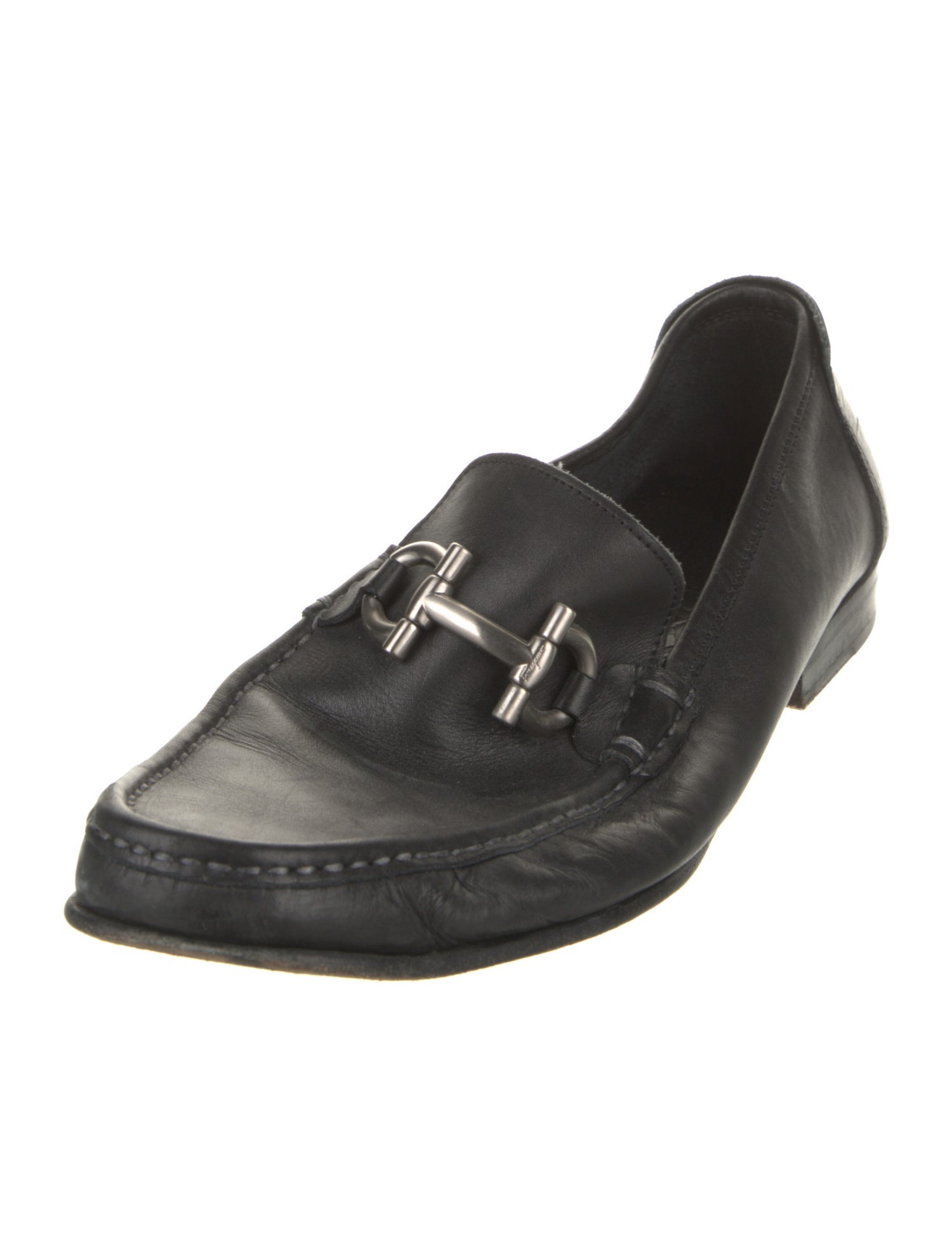 Salvatore Ferragamo Leather Dress Loafers