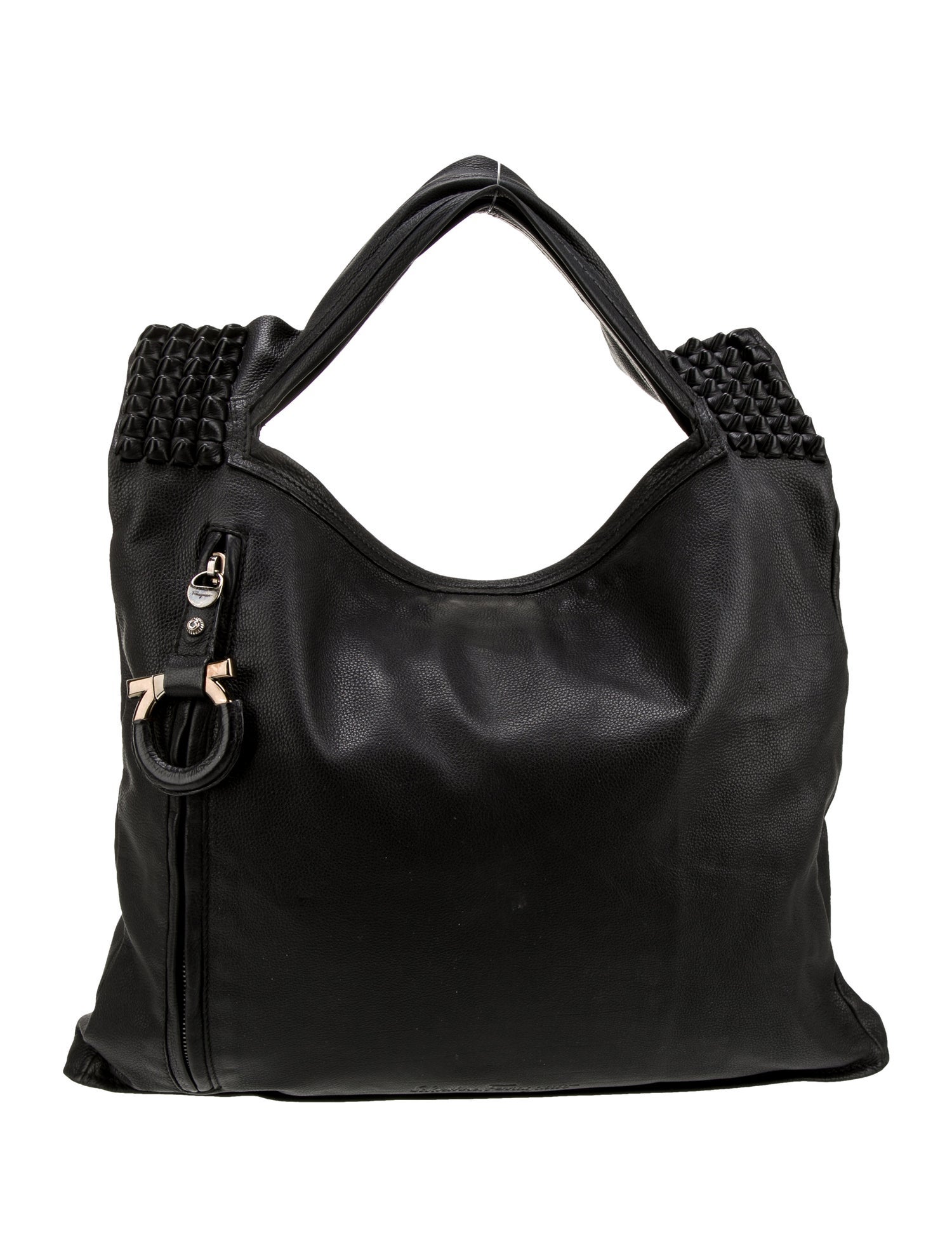 Salvatore Ferragamo Leather Top Handle Bag