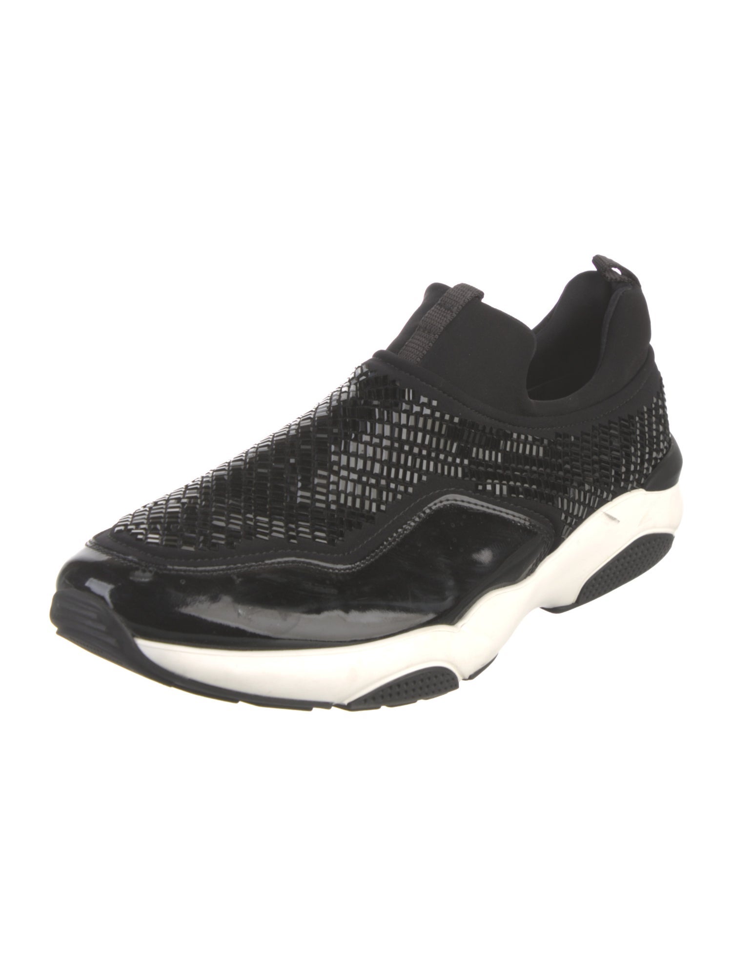 Salvatore Ferragamo Crystal Embellishments Sneakers