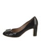Salvatore Ferragamo Vara Bow Accent Patent Leather Pumps