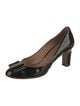 Salvatore Ferragamo Vara Bow Accent Patent Leather Pumps
