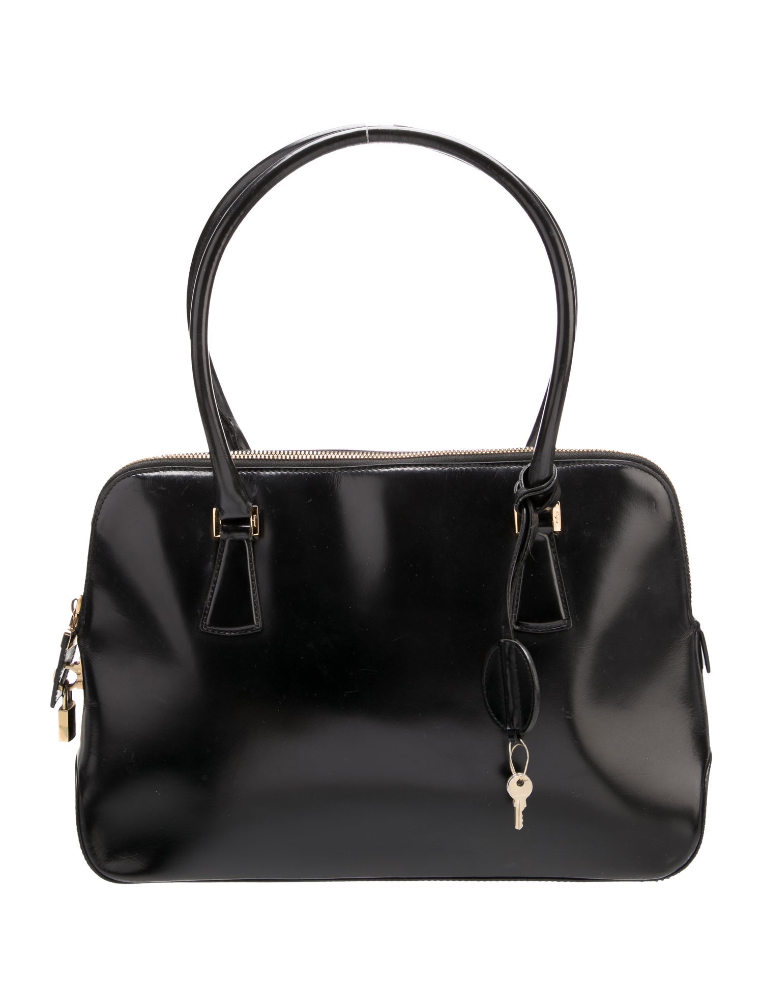 Salvatore Ferragamo Leather Top Handle Bag