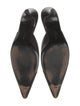 Salvatore Ferragamo Leather Leather Trim Embellishment Mules