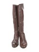 Salvatore Ferragamo Leather Riding Boots