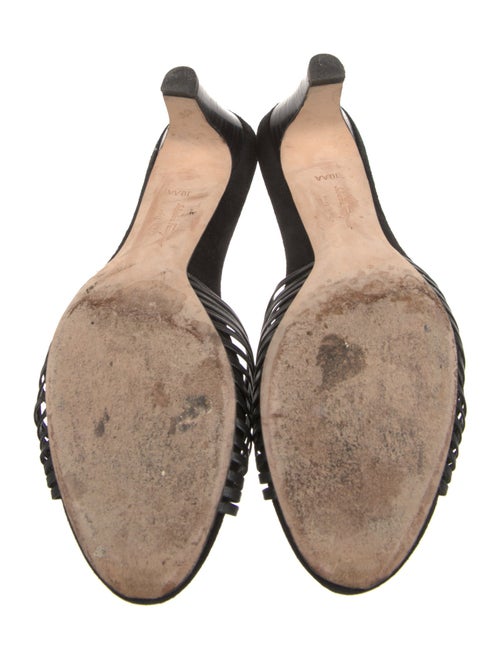 Salvatore Ferragamo Vara Bow Accent Leather Slides