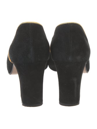 Salvatore Ferragamo Suede D'Orsay Pumps