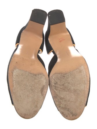 Salvatore Ferragamo Suede D'Orsay Pumps