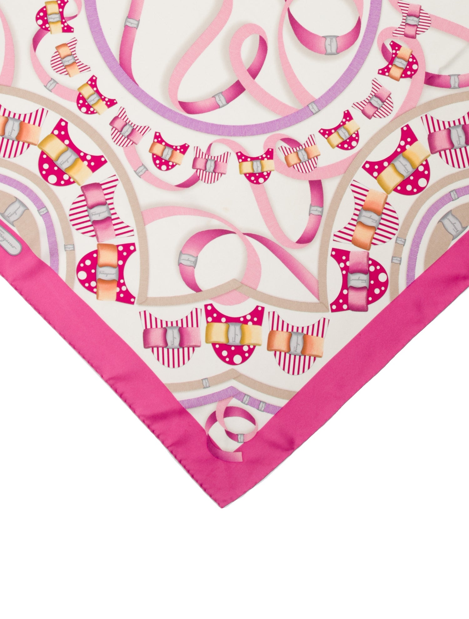 Salvatore Ferragamo Silk Printed Scarf