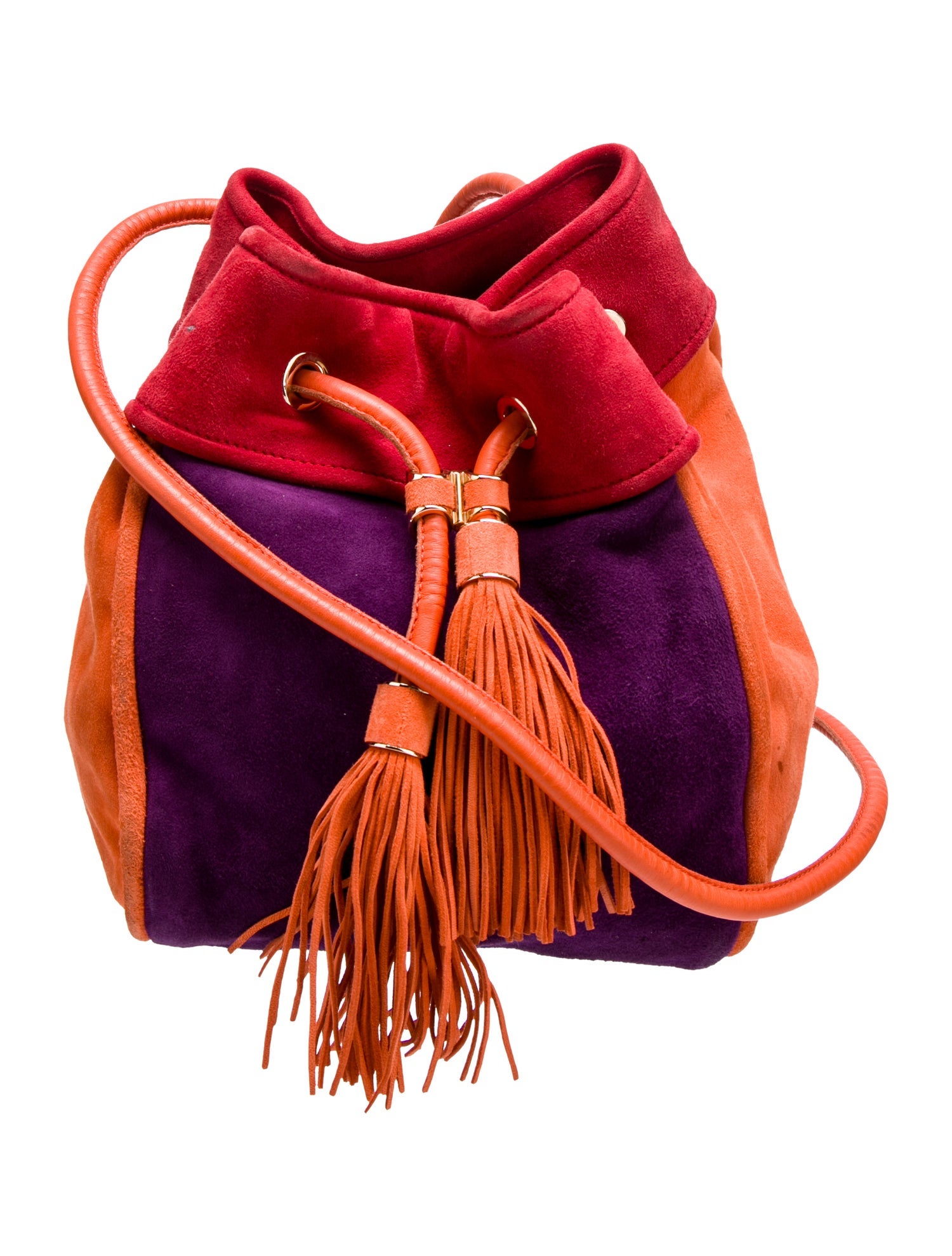 Salvatore Ferragamo Suede Bucket Bag