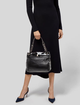 Salvatore Ferragamo Leather Shoulder Bag