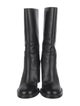 Salvatore Ferragamo Gancini Logo Leather Boots