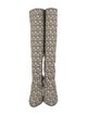 Salvatore Ferragamo Canvas Printed Boots