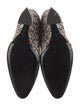 Salvatore Ferragamo Canvas Printed Boots