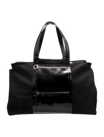 Salvatore Ferragamo Nylon Weekender Bag