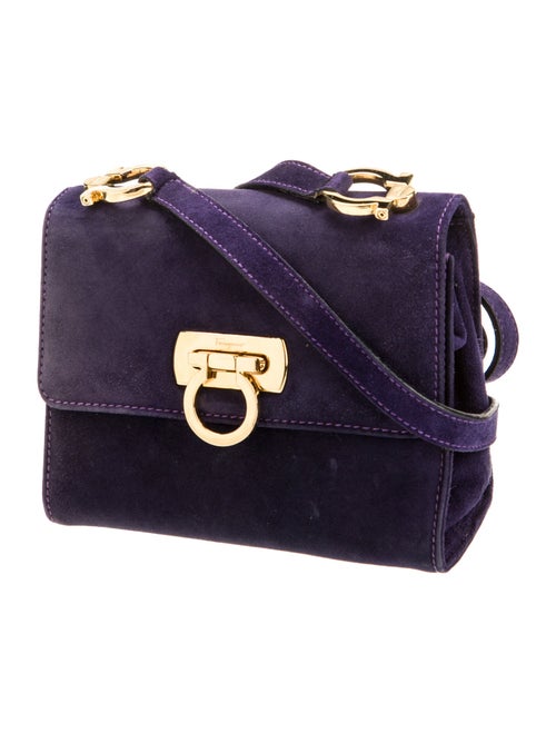 Salvatore Ferragamo Suede Shoulder Bag