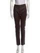Salvatore Ferragamo Leather Skinny Leg Pants