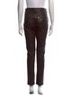 Salvatore Ferragamo Leather Skinny Leg Pants
