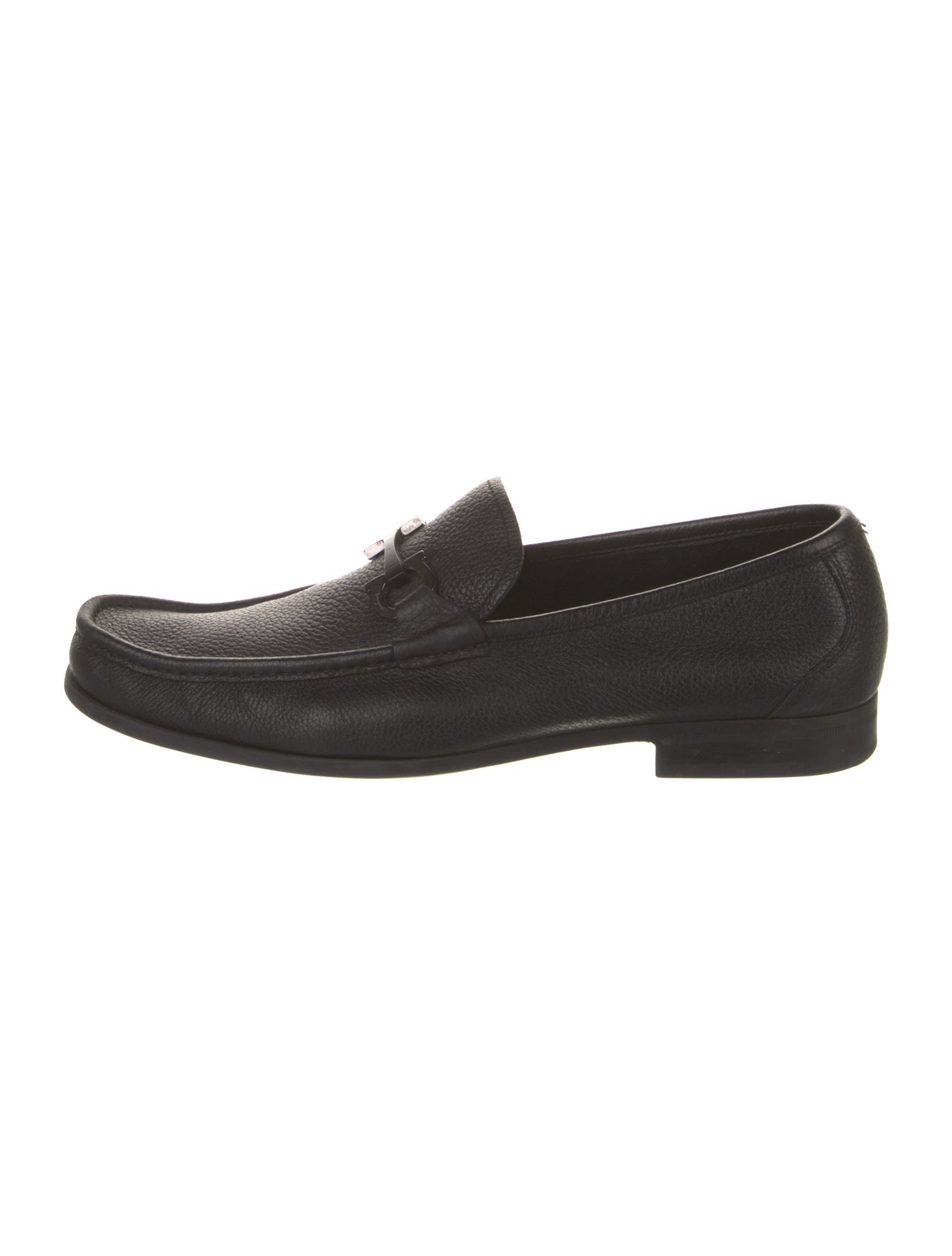 Salvatore Ferragamo Leather Monk Straps
