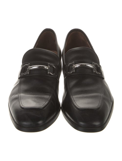 Salvatore Ferragamo Leather Monk Straps