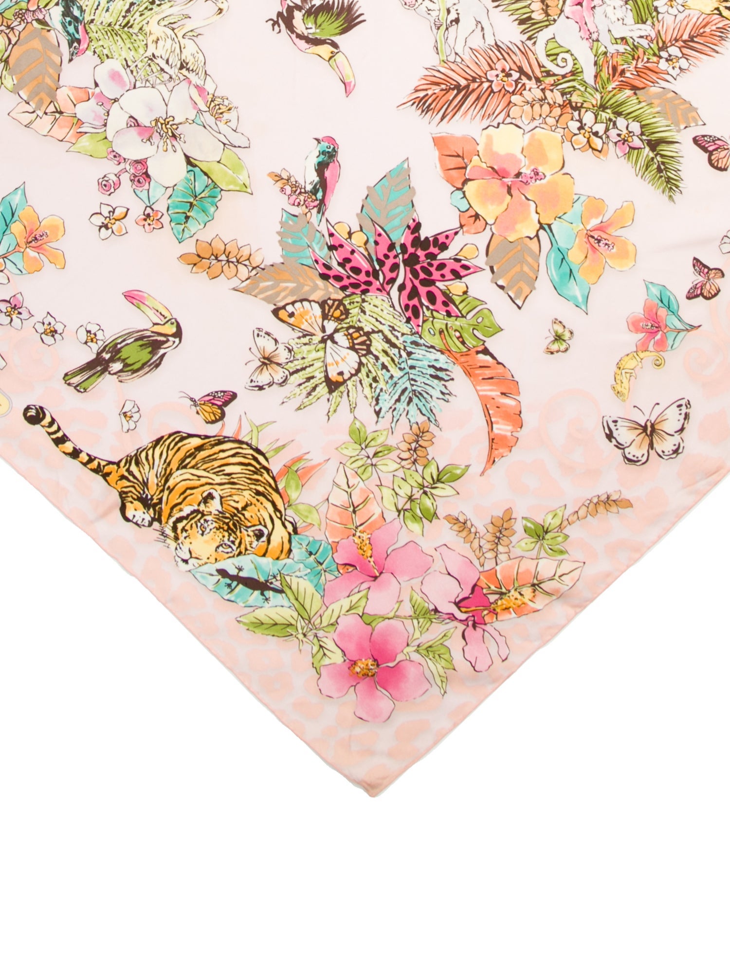 Salvatore Ferragamo Floral Print Scarf