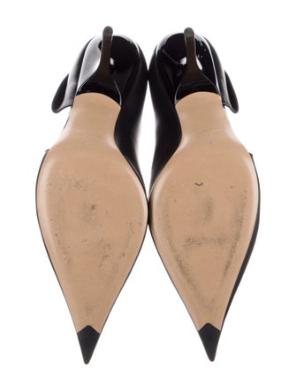 Salvatore Ferragamo Leather D'Orsay Pumps