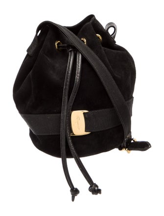 Salvatore Ferragamo Suede Bucket Bag