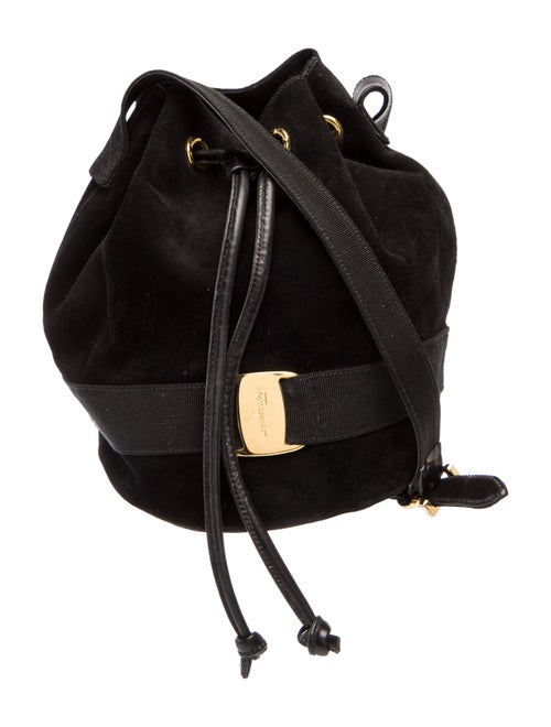 Salvatore Ferragamo Suede Bucket Bag