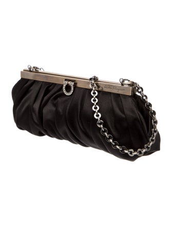 Salvatore Ferragamo Satin Shoulder Bag