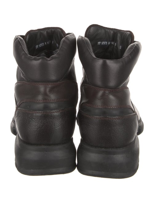 Salvatore Ferragamo Leather Lace-Up Boots