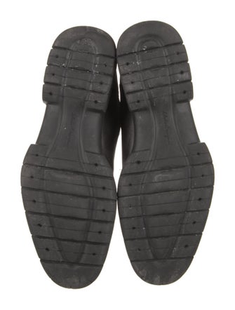 Salvatore Ferragamo Leather Lace-Up Boots