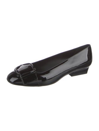 Salvatore Ferragamo Vara Bow Accent Patent Leather Pumps