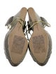 Salvatore Ferragamo Leather Patterned Espadrilles
