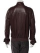 Salvatore Ferragamo Leather Moto Jacket
