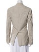 Salvatore Ferragamo Silk Striped Blazer