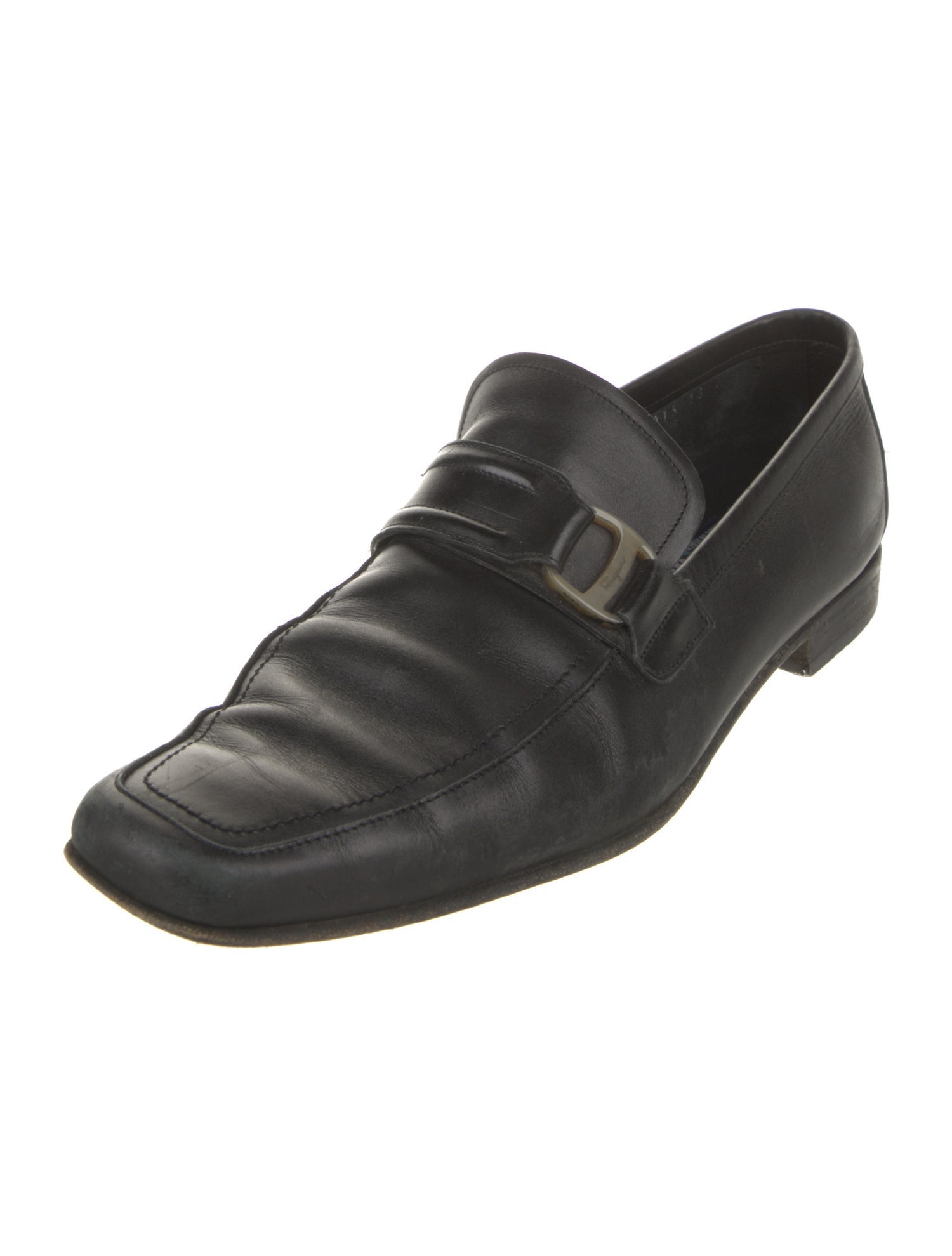 Salvatore Ferragamo Leather Dress Loafers