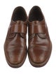 Salvatore Ferragamo Leather Monk Straps