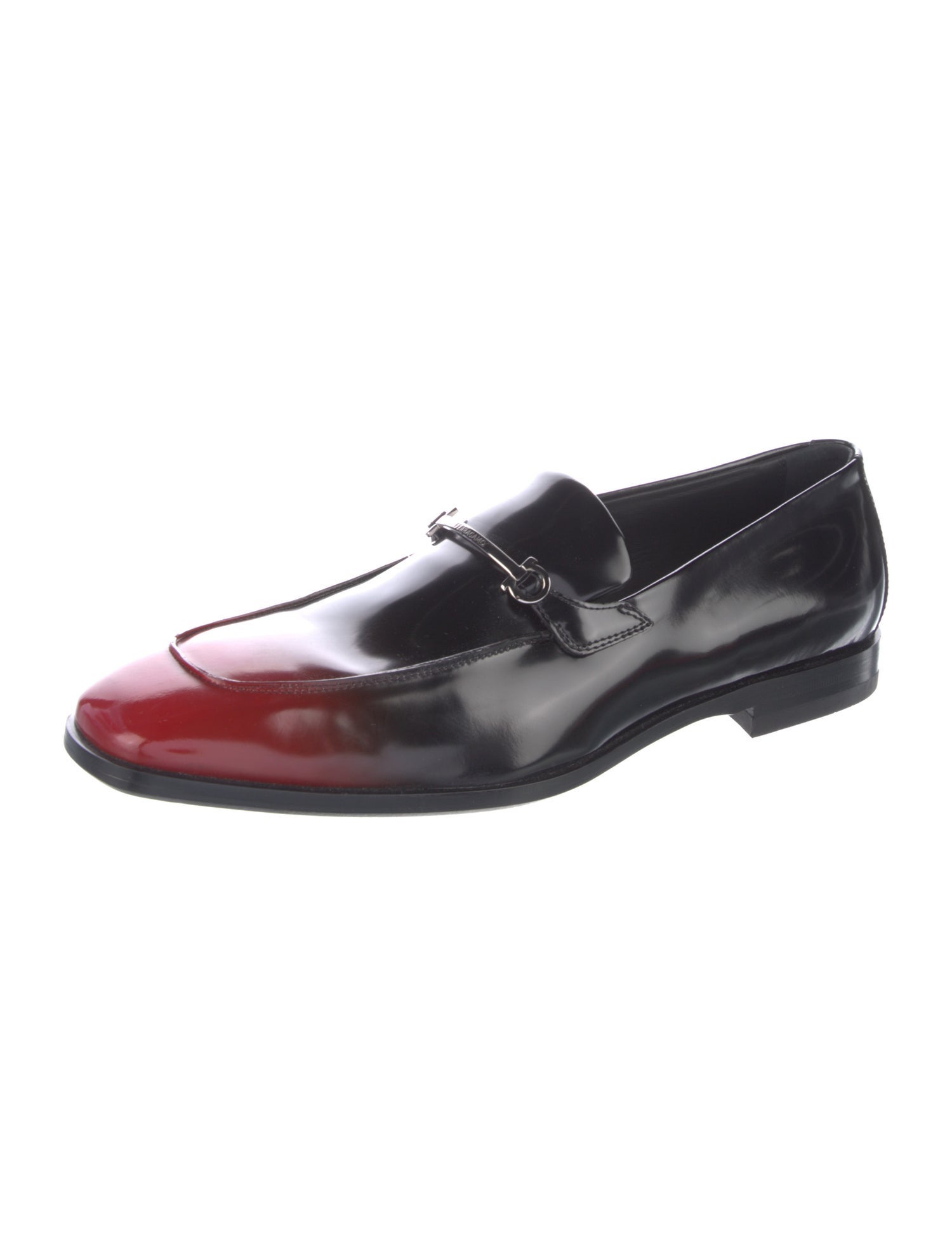 Salvatore Ferragamo Patent Leather Dress Loafers