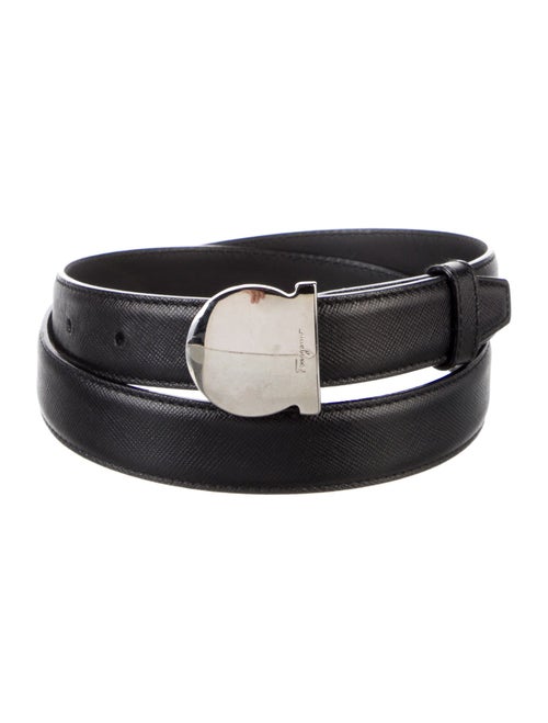 Salvatore Ferragamo Skinny Leather Belt