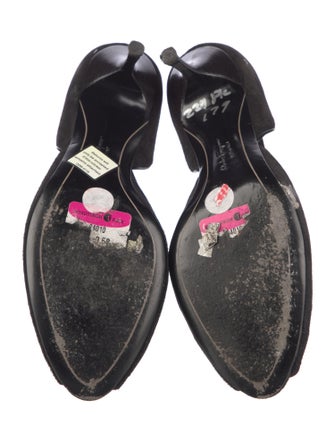 Salvatore Ferragamo Suede D'Orsay Pumps