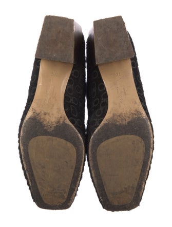 Salvatore Ferragamo Gancini Logo Ponyhair Riding Boots