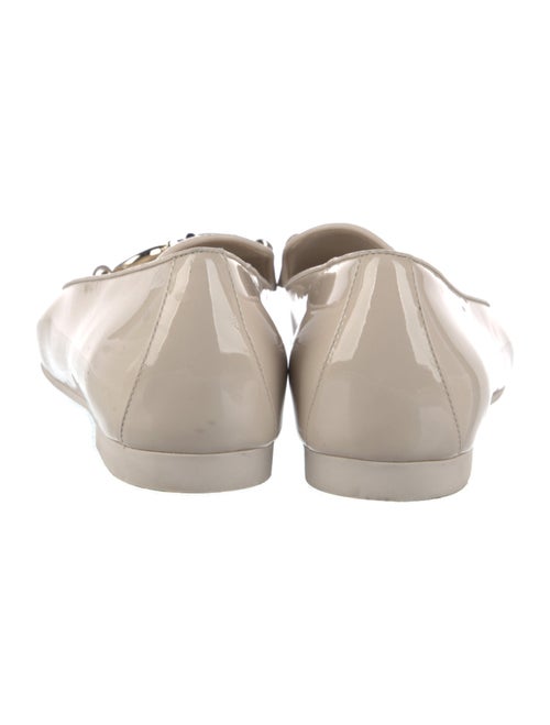 Salvatore Ferragamo Horsebit Accent Patent Leather Loafers