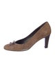 Salvatore Ferragamo Ponyhair Printed Pumps