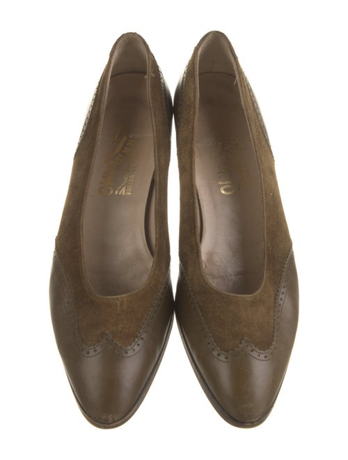 Salvatore Ferragamo Leather Flats