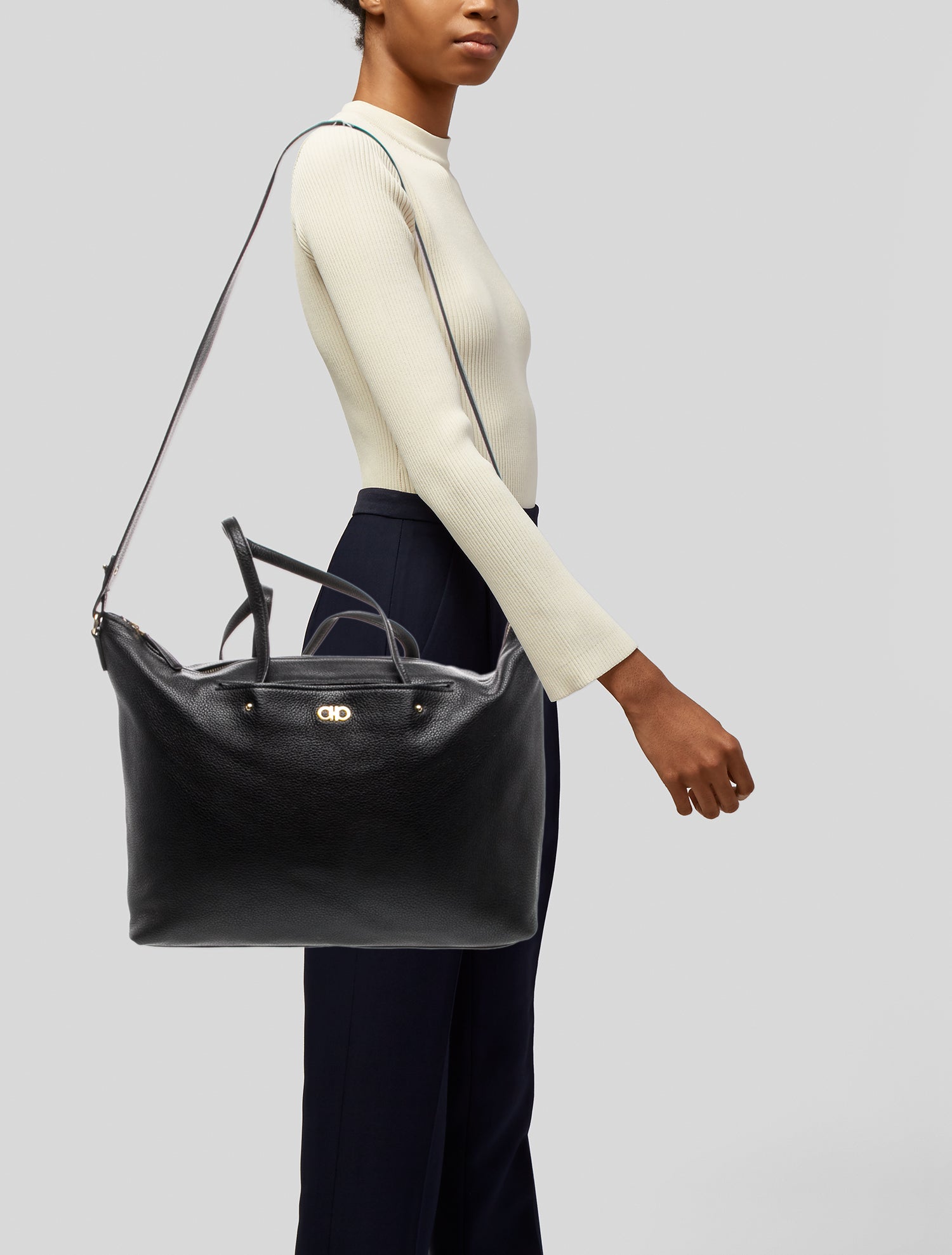 Salvatore Ferragamo Gancini Tote