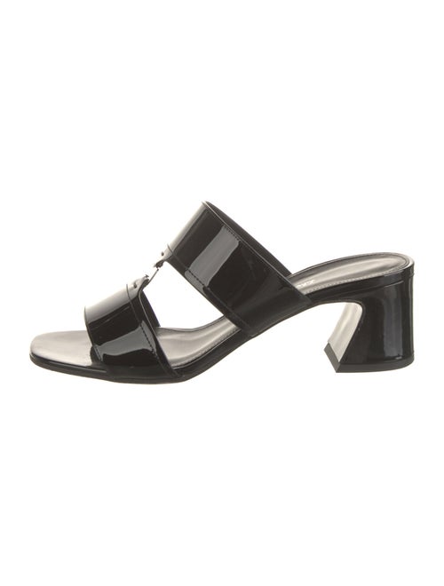 Salvatore Ferragamo Patent Leather Slides