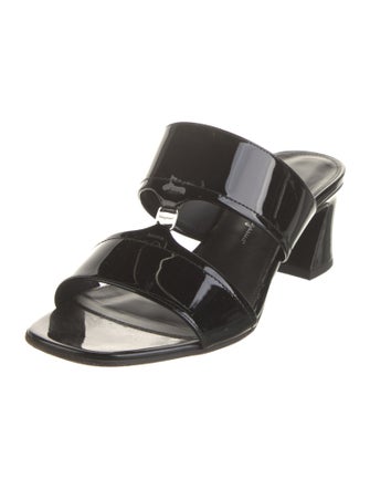 Salvatore Ferragamo Patent Leather Slides