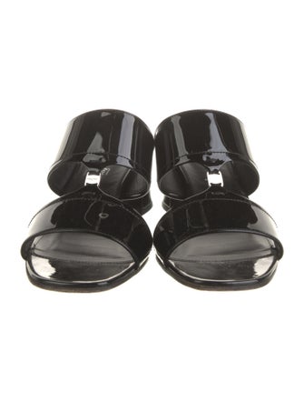 Salvatore Ferragamo Patent Leather Slides